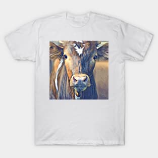 Texas Longhorn calf T-Shirt